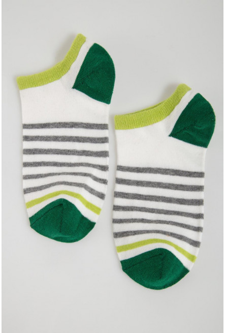 Medias cortas con rayas