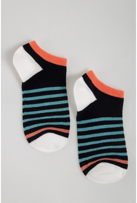 Medias cortas con rayas