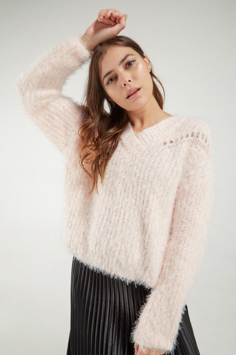 Sueter cuello en v