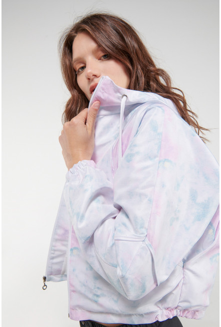 Chaqueta estampado tie dye