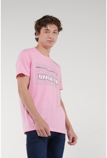 Camiseta básica manga corta con estampado