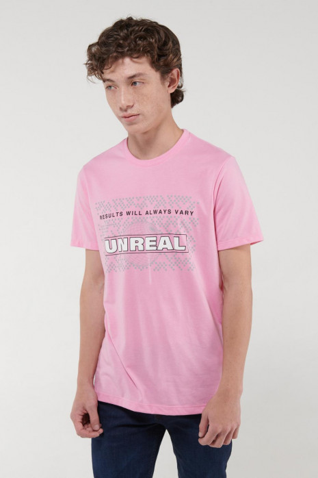 Camiseta básica manga corta con estampado