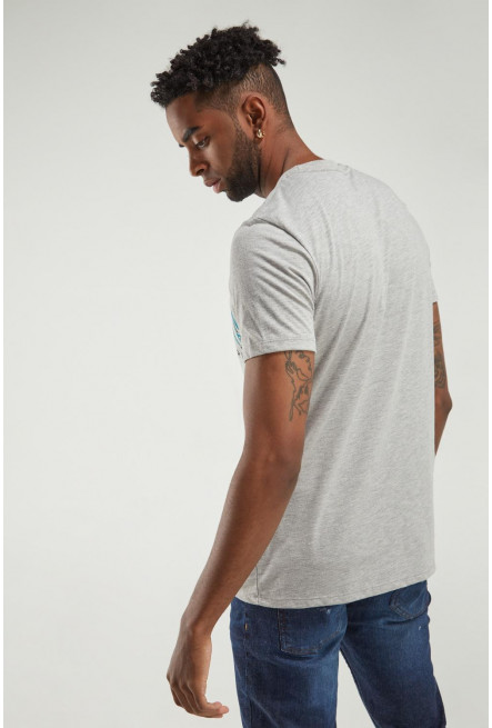 Camiseta manga corta estampada