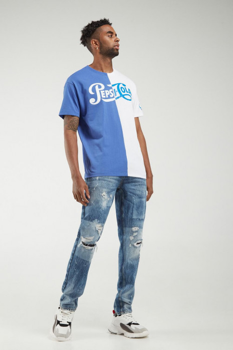 Jean Skinny con parches laser y rotos