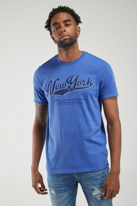 Camiseta manga corta estampada