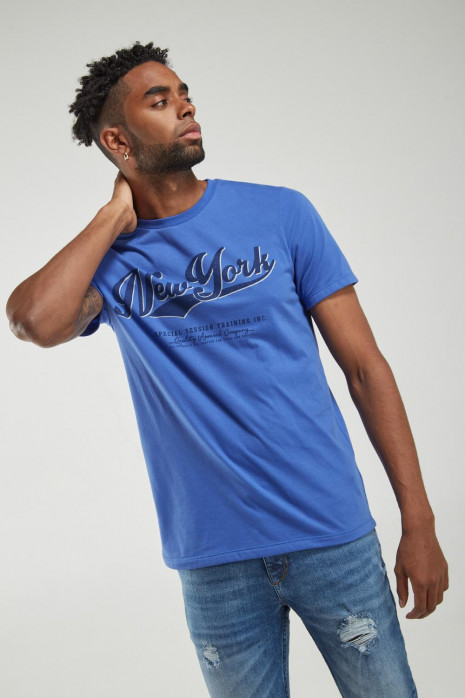Camiseta manga corta estampada