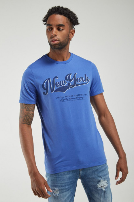 Camiseta manga corta estampada