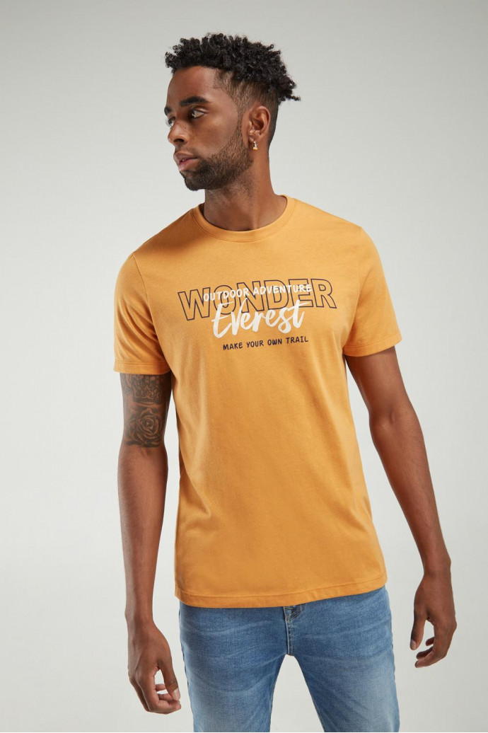 Camiseta manga corta estampada
