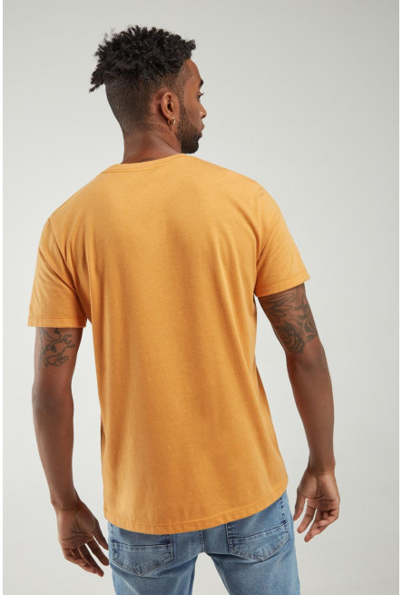 Camiseta manga corta estampada