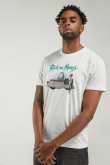 Camiseta, con estampado en frente, de Rick & Morty