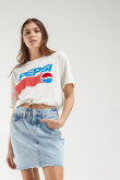Camiseta manga corta, estampada de Pepsi.