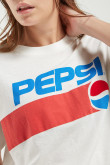 Camiseta manga corta, estampada de Pepsi.