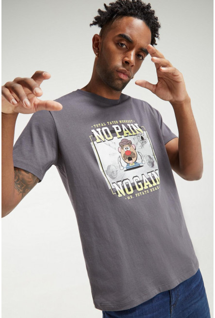 Camiseta manga corta estampada del Señor Cara de Papa.