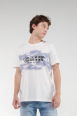 Camiseta manga corta estampada frente