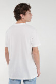 Camiseta manga corta estampada frente