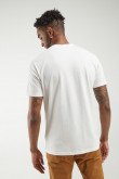 Camiseta estampada manga corta.