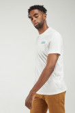Camiseta estampada manga corta.