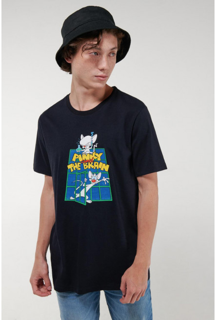 Camiseta cuello redondo de Pinky & Cerebro