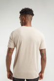 Camiseta básica manga corta con estampado