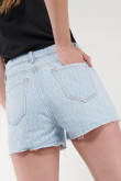 Short jean con laser
