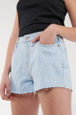 Short jean con laser