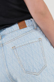 Short jean con laser