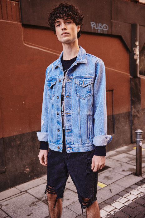 Chaqueta Slim en jean