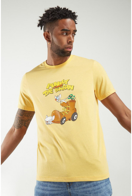 Camiseta cuello redondo de Pinky & Cerebro