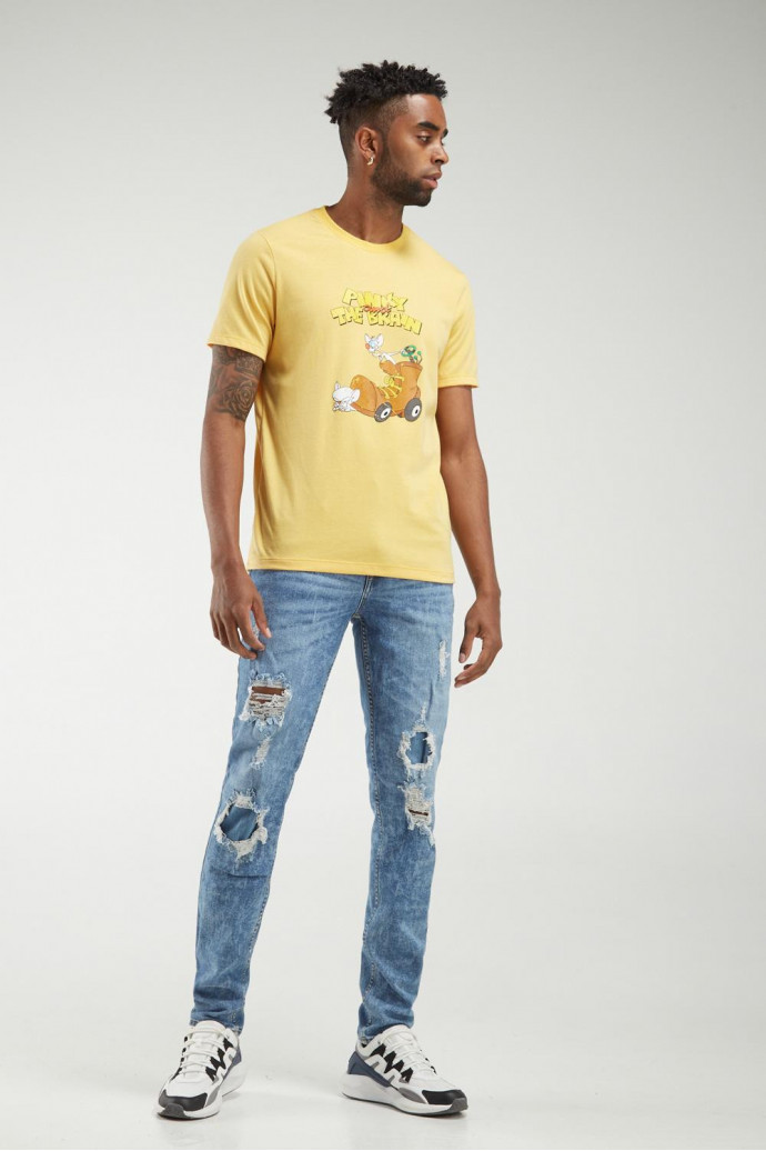 Camiseta cuello redondo de Pinky & Cerebro
