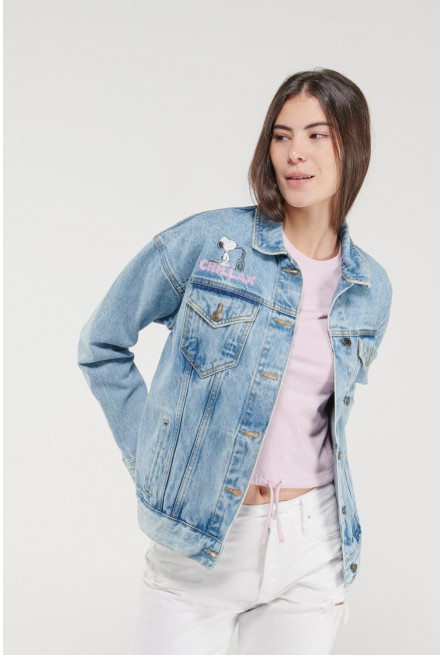 Chaqueta Jean Snoopy