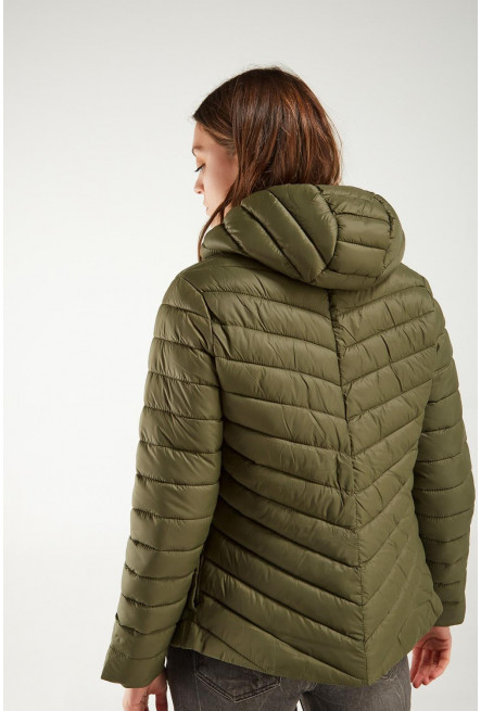 Chaqueta acolchada con capota