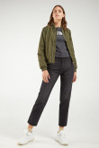 Chaqueta bomber unicolor