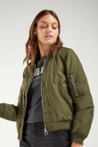 Chaqueta bomber unicolor