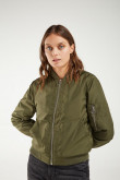 Chaqueta bomber unicolor