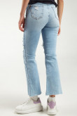 Jean cropped con rotos