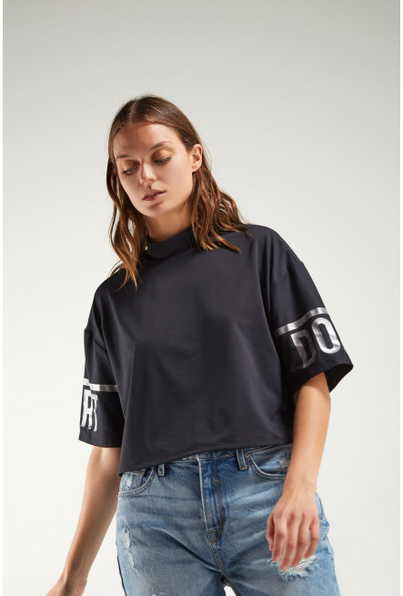 Camiseta, manga corta, con estampado.
