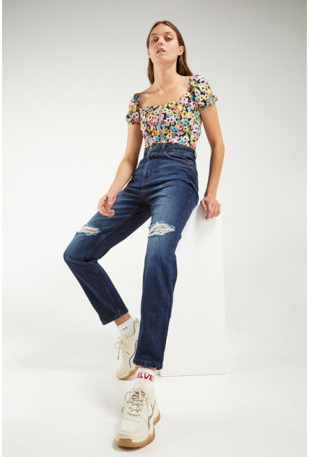 Pantalon Jean Mom