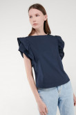 Blusa unicolor