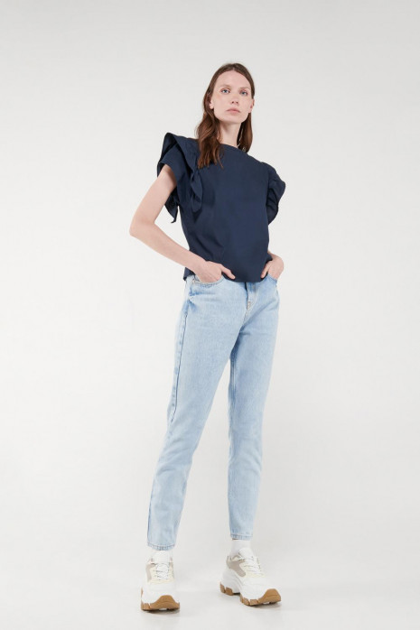 Blusa unicolor