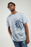 Camiseta manga corta con estampado.