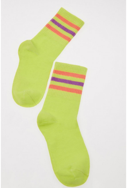 medias largas con rayas