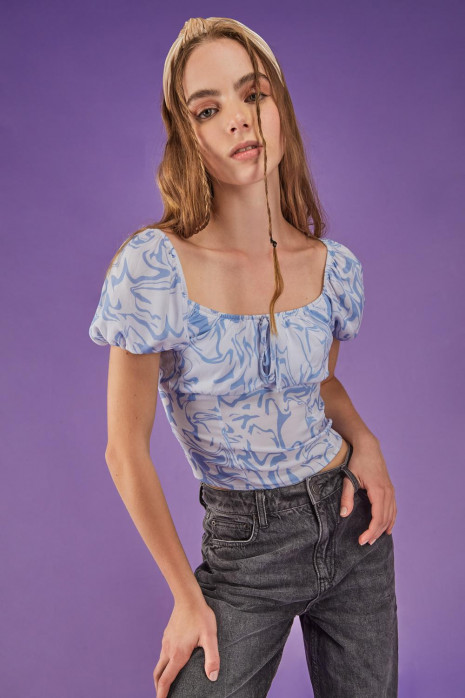 Blusa estampada