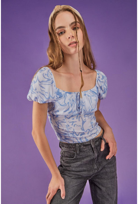 Blusa estampada