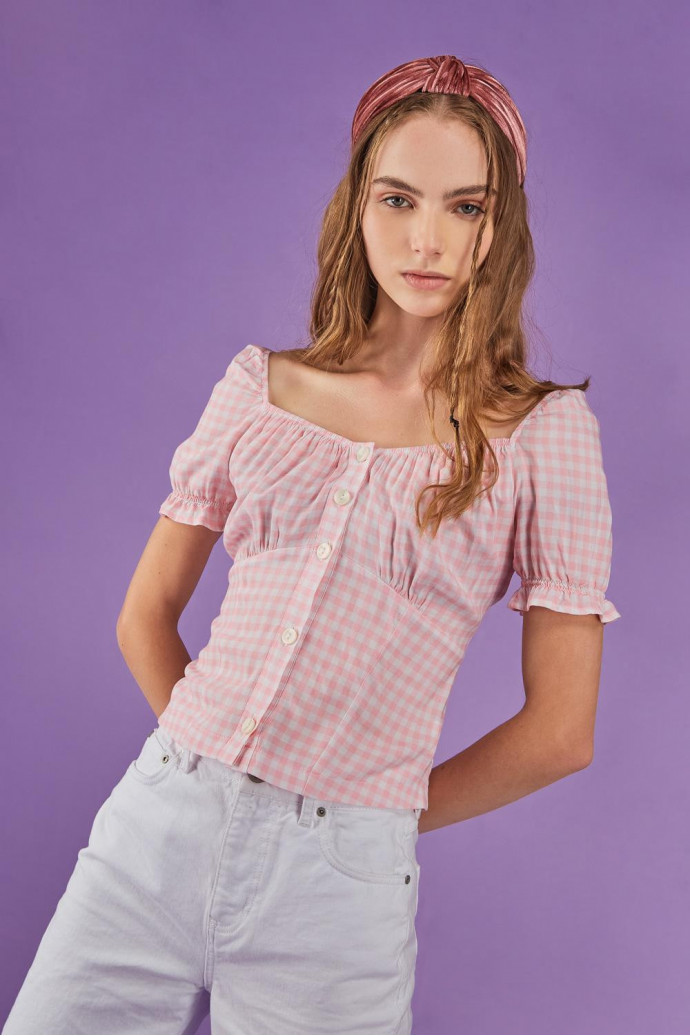 Blusa a cuadros