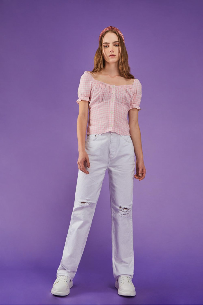 Blusa a cuadros
