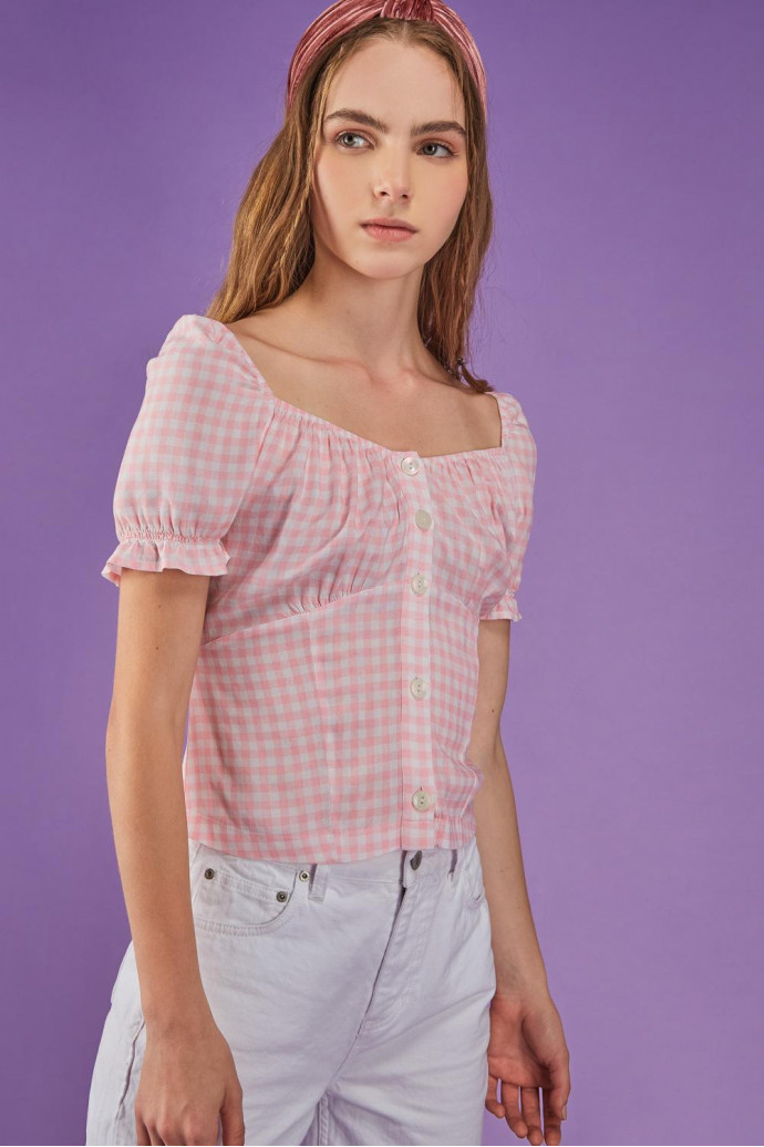 Blusa a cuadros