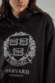 Buzo, con estampado en frente y manga, de Harvard