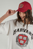 Camiseta, con estampado en frente, de Harvard