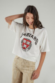 Camiseta, con estampado en frente, de Harvard