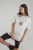 Camiseta, con estampado en frente, de Harvard
